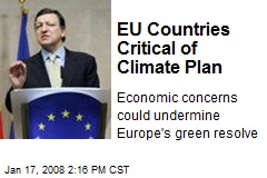 EU Countries Critical of Climate Plan