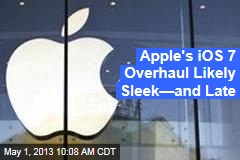 Apple&#39;s iOS 7 Overhaul Likely Sleek&mdash;and Late