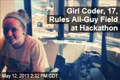 Girl Coder, 17, Rules All-Guy Field at Hackathon