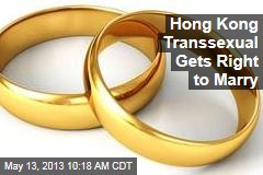 Hong Kong Transsexual Gets Right to Marry