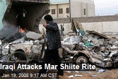 Iraqi Attacks Mar Shiite Rite