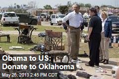 Obama Offers Moral and Monetary Support in Okla.