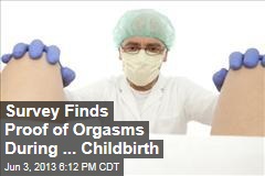 Survey Finds Proof of Orgasms During ... Childbirth