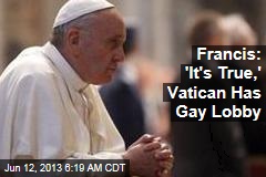 Pope Complains About Vatican &#39;Gay Lobby&#39;