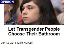 Let Transgenders Use Bathroom of Their Choice