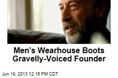Men&#39;s Wearhouse Boots Gravelly-Voiced Founder