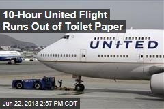 10-Hour United Flight Runs Out of Toilet Paper