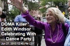 DOMA Killer Edith Windsor Celebrating With ... Dance Party