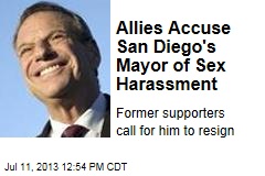 Allies Accuse San Diego&#39;s Mayor of Sex Harassment