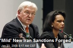 'Mild' New Iran Sanctions Forged