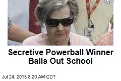 Secretive Powerball Winner Bails Out School