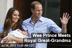 Wee Prince Meets Royal Great-Grandma
