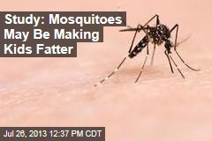 Study: Mosquitoes May Be Making Kids Fatter