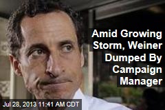 Amid Growing Storm, Weiner Dumped By Campaign Manager
