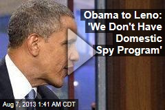Obama Talks Terror, Snowden on Leno