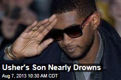 Usher&#39;s Son Nearly Drowns