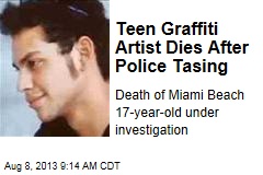 Graffiti Artist, 17, Dies After Police Tasing