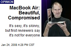MacBook Air: Beautiful, Compromised