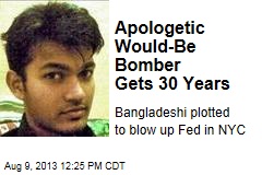Apologetic Would-Be Bomber Gets 30 Years
