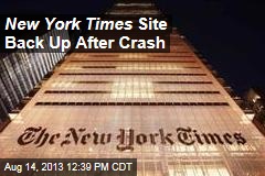 New York Times Website Goes Down