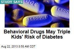 Behavioral Drugs May Triple Kids&#39; Risk of Diabetes