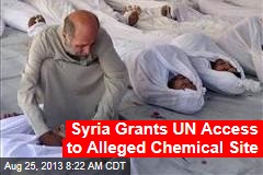 Syria Grants UN Access to Alleged Chemical Site