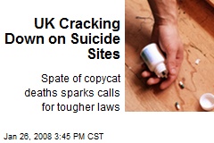 UK Cracking Down on Suicide Sites