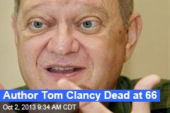 Author Tom Clancy Dead at 66
