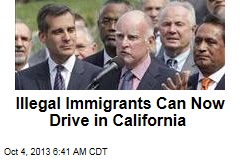 Illegal Immigrants Can Now Drive in California