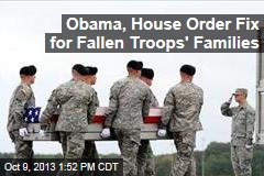 Shutdown Halts Payments to Families of Fallen Troops