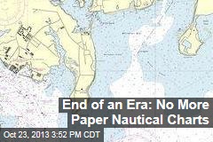 Feds Phasing Out Paper Nautical Charts