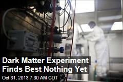 Dark Matter Experiment Finds Best Nothing Yet