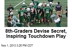 8th-Graders Devise Secret, Inspiring Touchdown Play