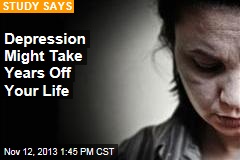 Depression Might Take Years Off Your Life