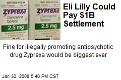 Eli Lilly Could Pay $1B Settlement