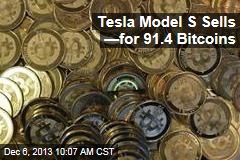 Tesla Model S Sells &mdash;for 91.4 Bitcoins