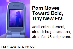 Porn Moves Toward Bold, Tiny New Era