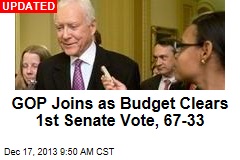 GOP Senators Jump In to Push Budget Over Finish