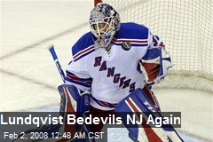 Lundqvist Bedevils NJ Again