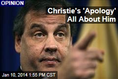 Christie&#39;s &#39;Apology&#39; All About Him