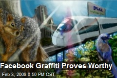 Facebook Graffiti Proves Worthy