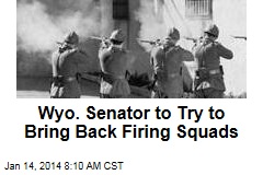 Wyo. Senator to Try to Bring Back Firing Squads