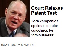 Court Relaxes Patent Test