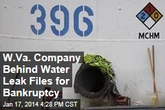 W.Va. Company Behind Water Leak Files for Bankruptcy