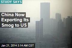 US Chokes on China&#39;s Smog
