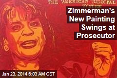 Zimmerman&#39;s New Painting Swings at Prosecutor