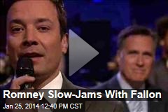 Romney Slow-Jams With Fallon