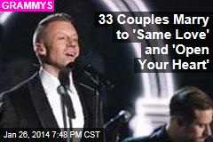 34 Couples to Marry During &#39;Same Love&#39;