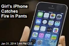 Girl&#39;s iPhone Catches Fire in Pants