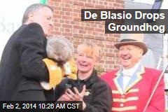 De Blasio Drops Groundhog